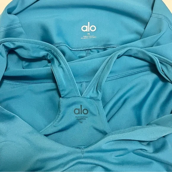 ALO set yoga 7/8 High Waist Airlift Legging Airbrush Real Bra Tank top leggings - Picture 2 of 5